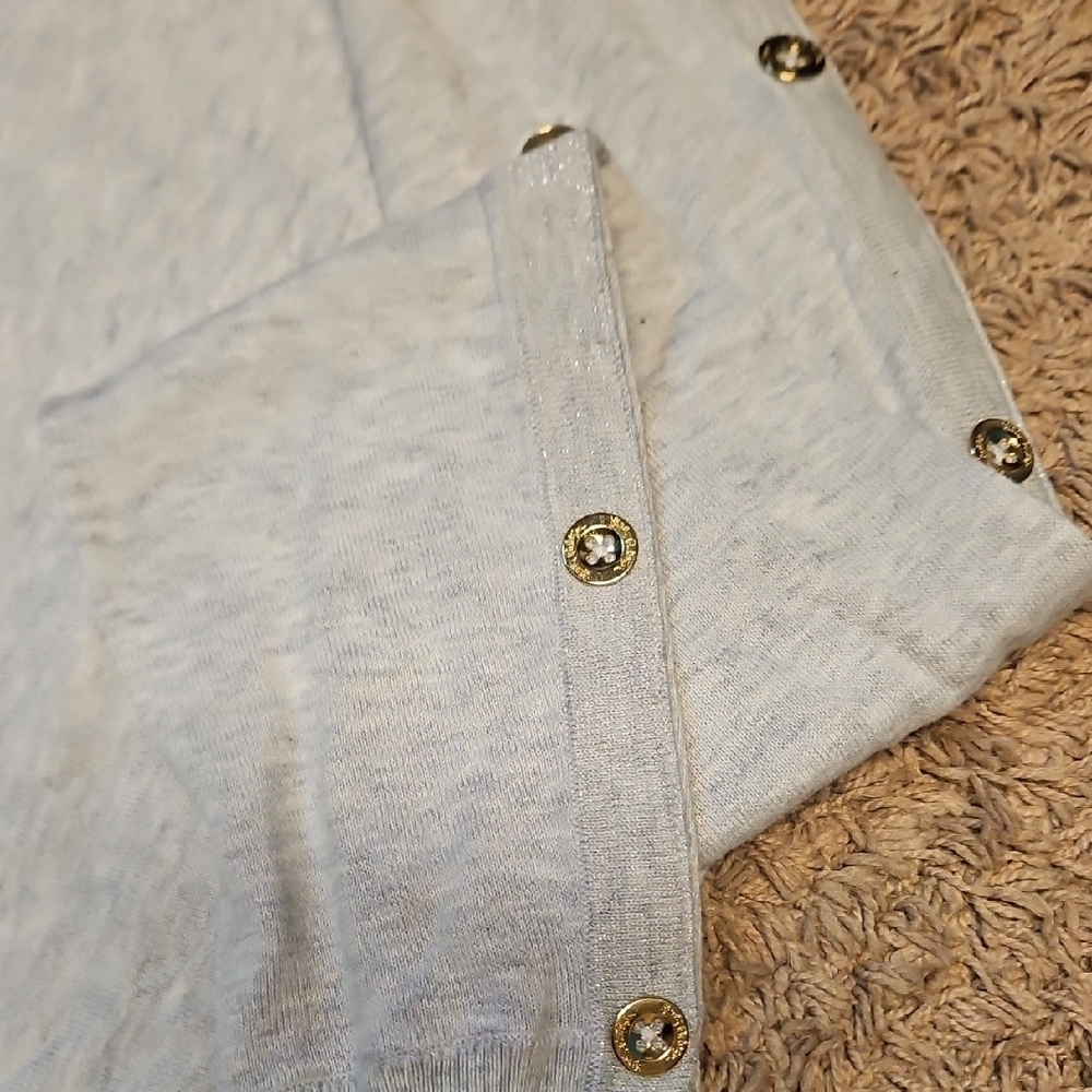 Lilly Pulitzer Milton Coolmax Sweater In Heathered Seaside Gray - Picture 6 of 10